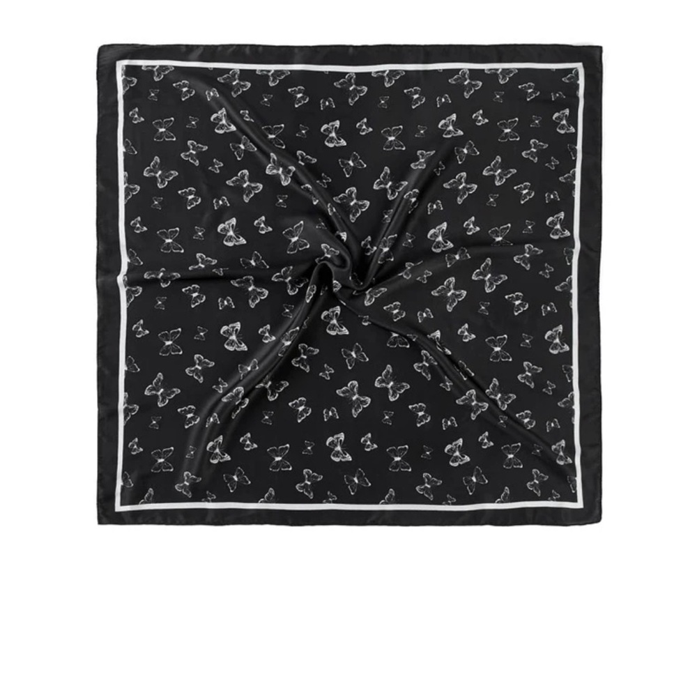 Black and white butterfly bandanna from shein